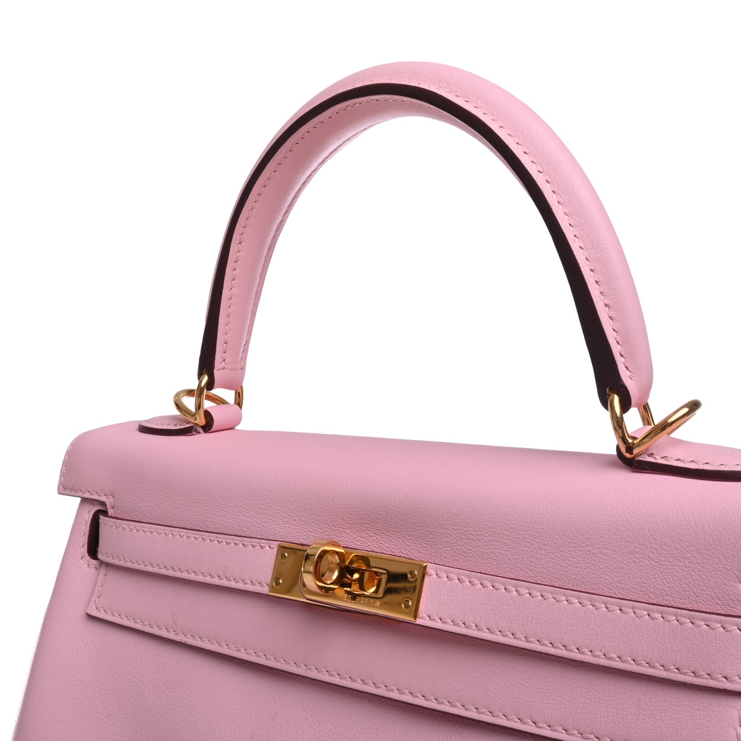 HERMES ケリー25 ヴォースイフト ローズサクラ GP T刻印