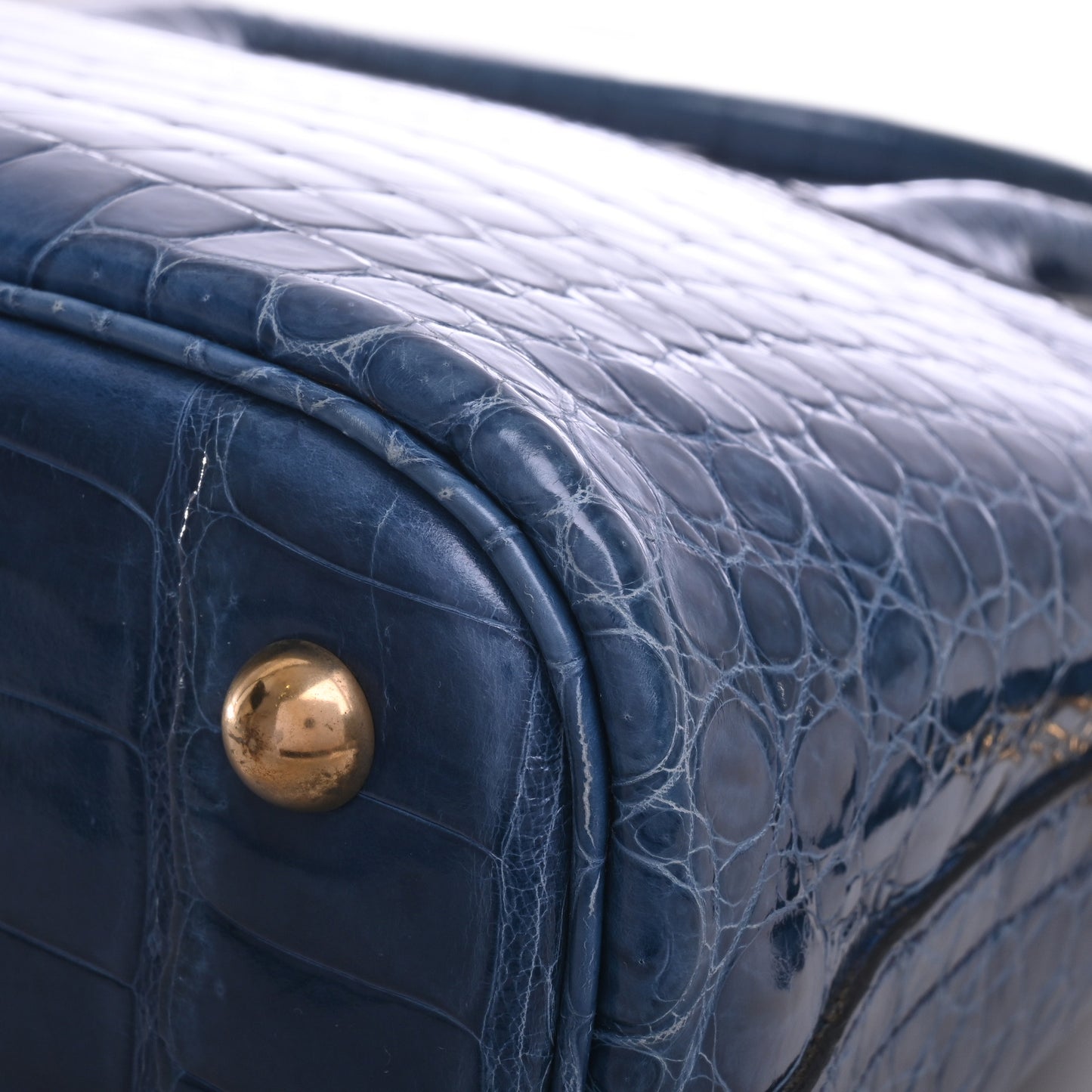HERMES ポリード31 ポロサス ブルー GP □A刻印