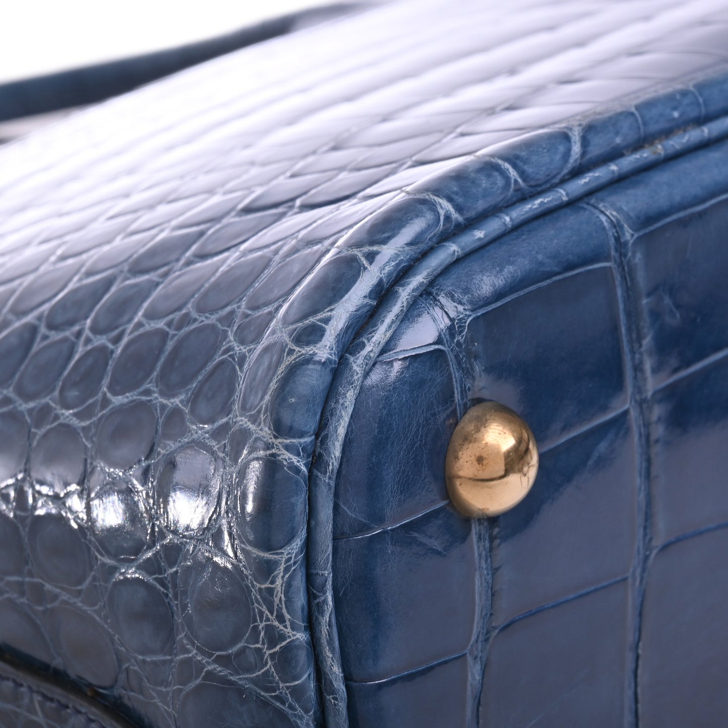 HERMES ポリード31 ポロサス ブルー GP □A刻印