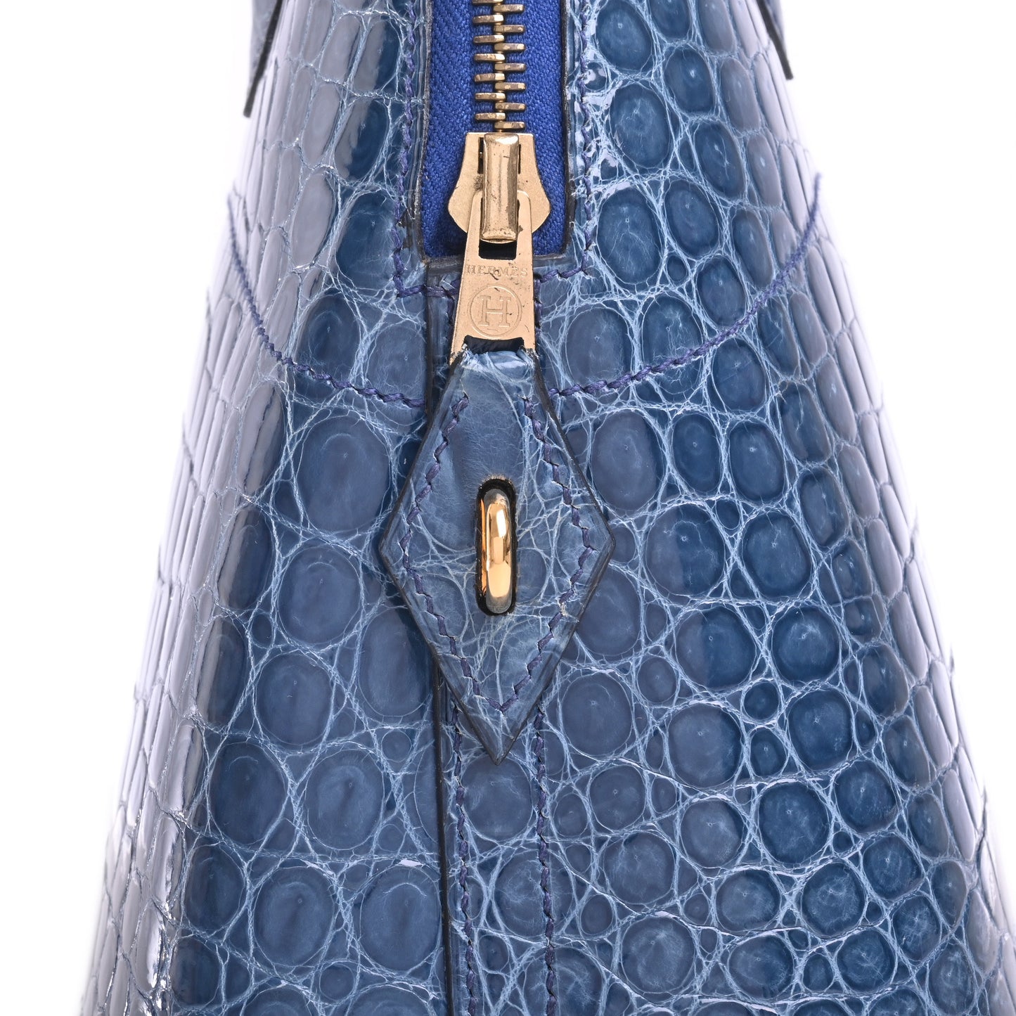 HERMES ポリード31 ポロサス ブルー GP □A刻印