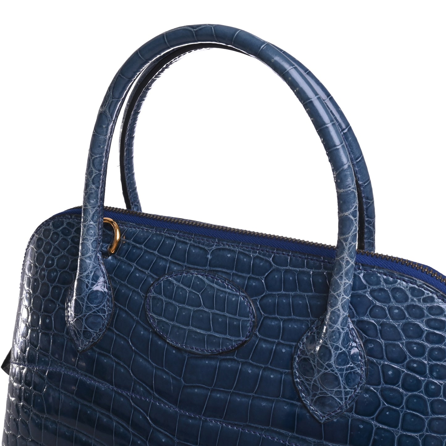 HERMES ポリード31 ポロサス ブルー GP □A刻印