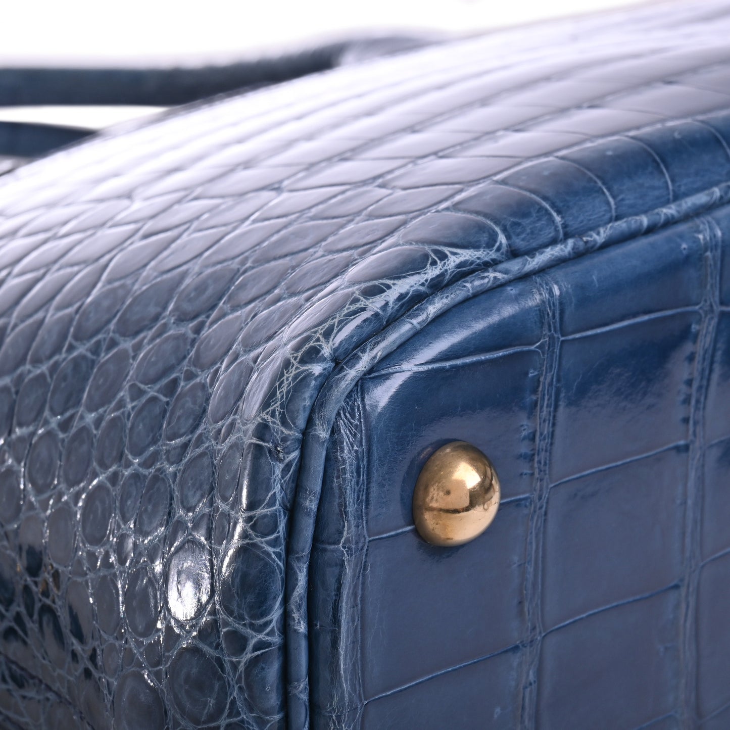 HERMES ポリード31 ポロサス ブルー GP □A刻印