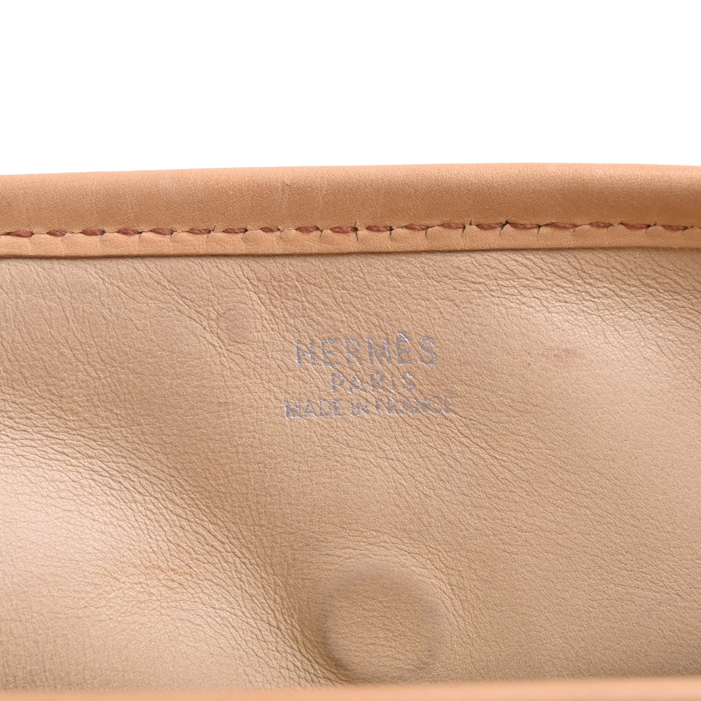 HERMES エヴリン1PM ヴィブラートスニップ ボックスネパール マルチカラー ベージュ SS □F刻印