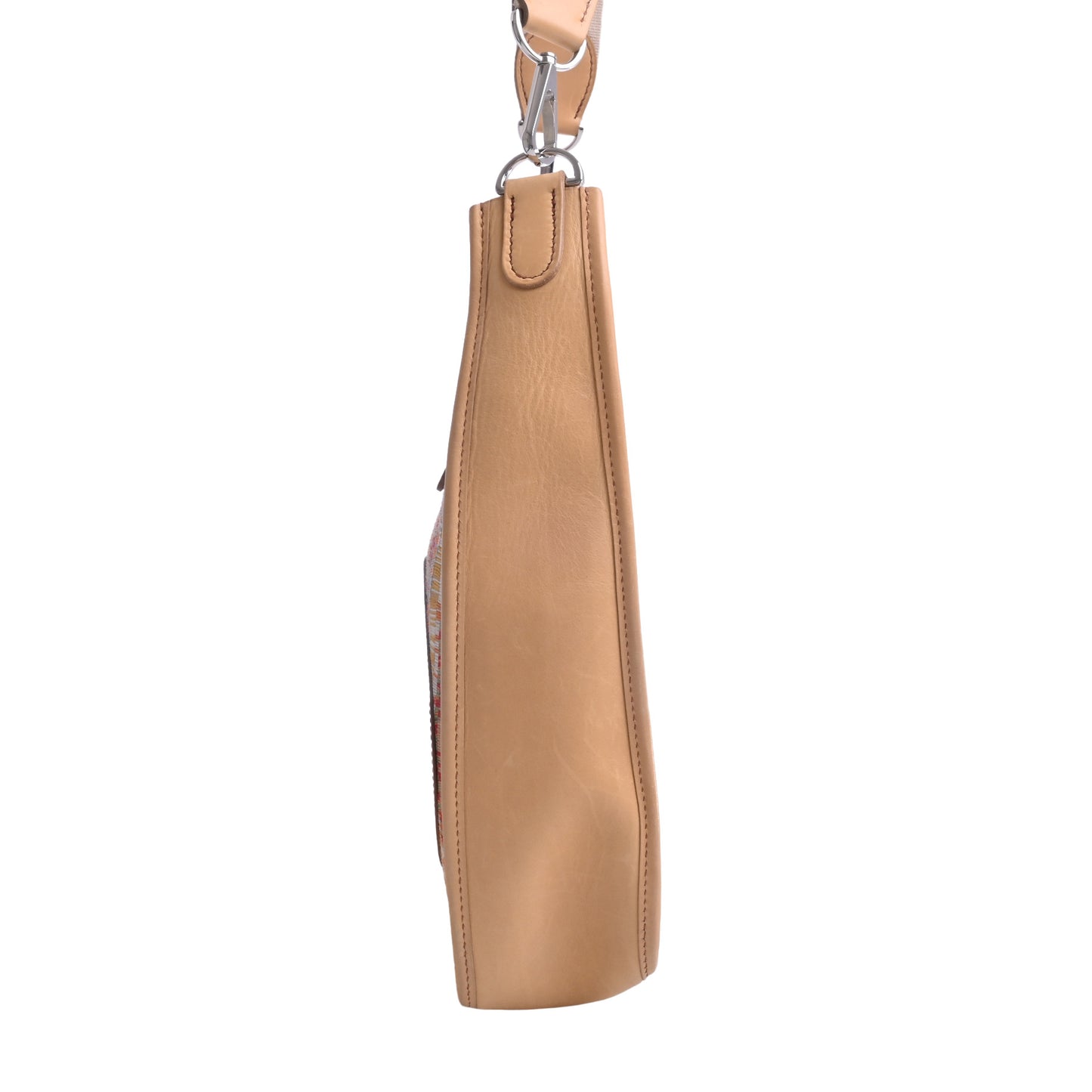 HERMES エヴリン1PM ヴィブラートスニップ ボックスネパール マルチカラー ベージュ SS □F刻印