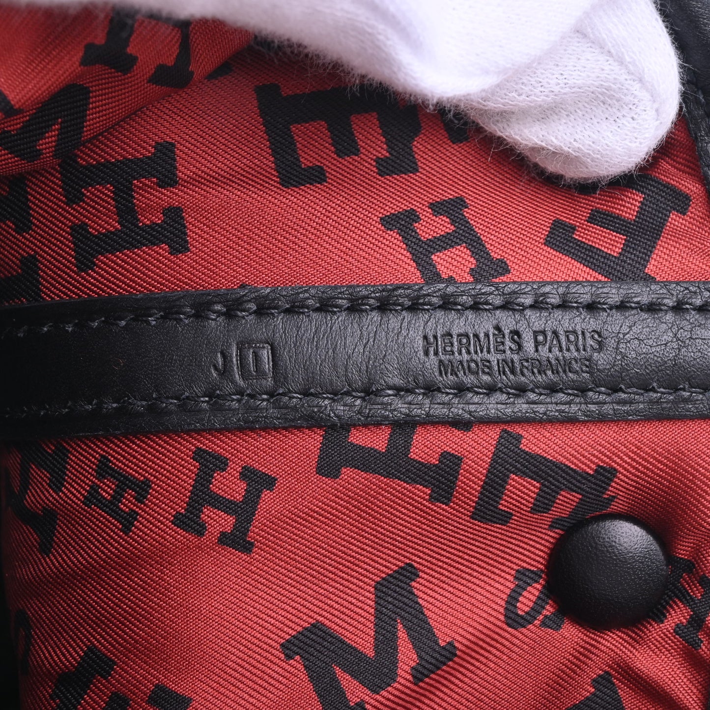 HERMES ガーデンツイリーTTPM ヴォースイフト 黒 □I刻印