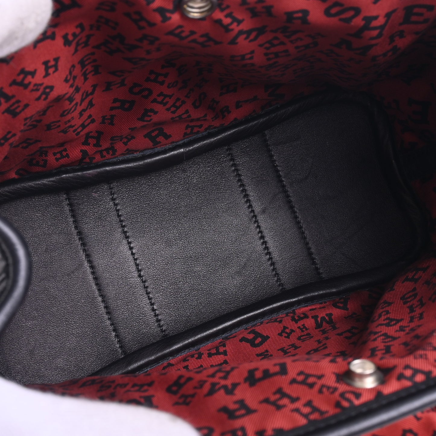 HERMES ガーデンツイリーTTPM ヴォースイフト 黒 □I刻印