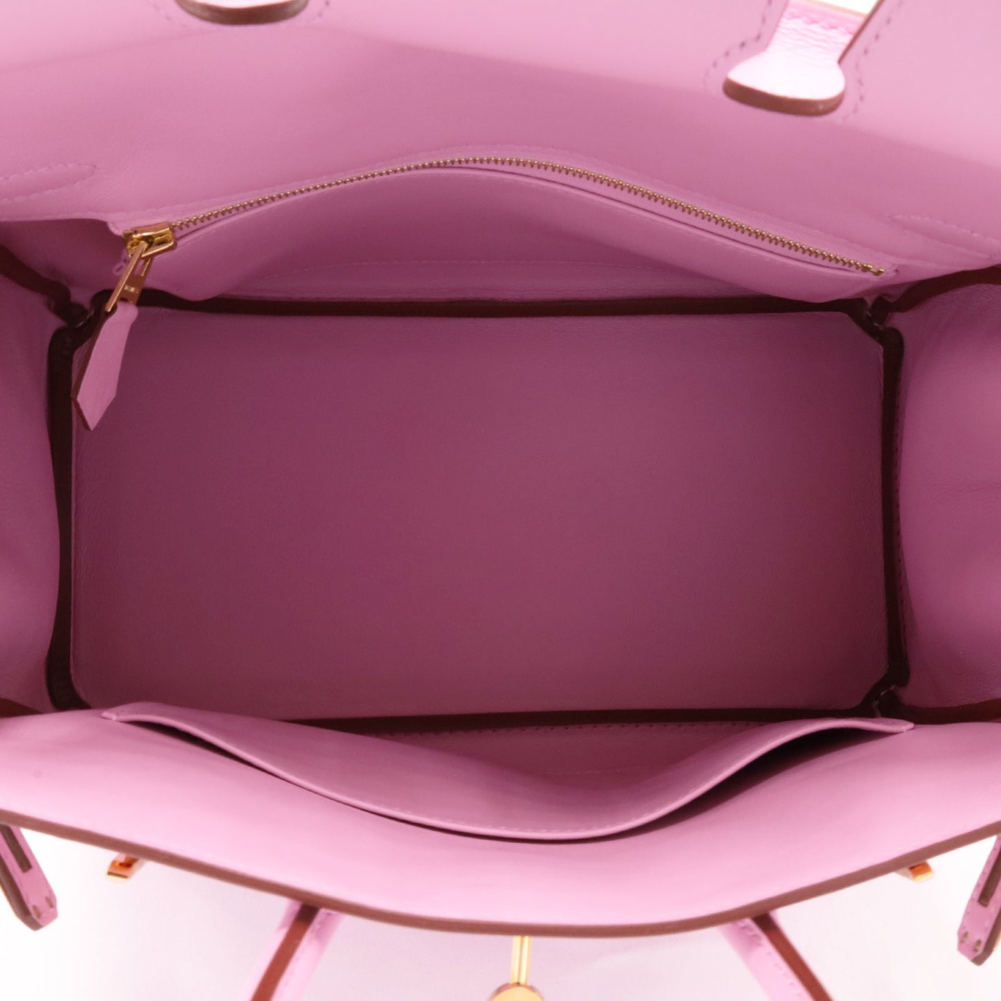 Birkin 25 Voor Swift Mauve Silvestle PG B engraved