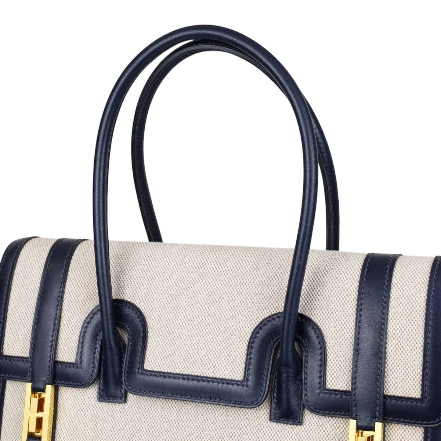 ドラッグ30 トワルアッシュ ボックスカーフ ネイビー GP □K刻印