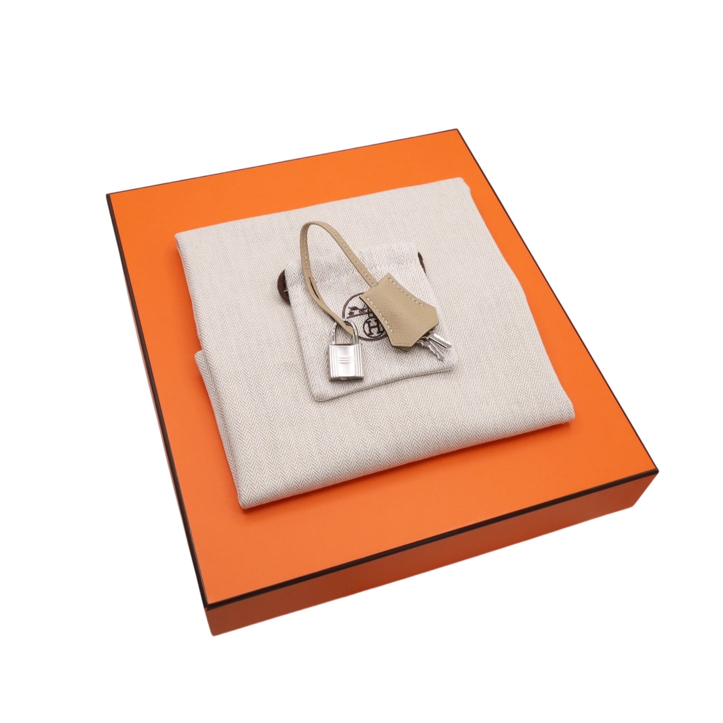 バーキン25 トリコロール ヴォーエプソン トレンチ クレ エトゥープ SS K刻印