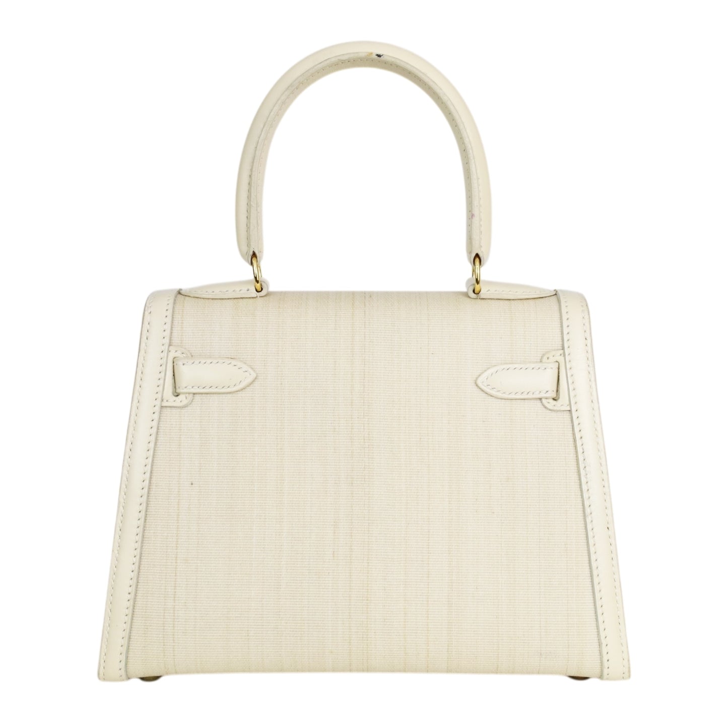 Mini Kelly Crinolan Box Calf Beige GP 〇V Engraved