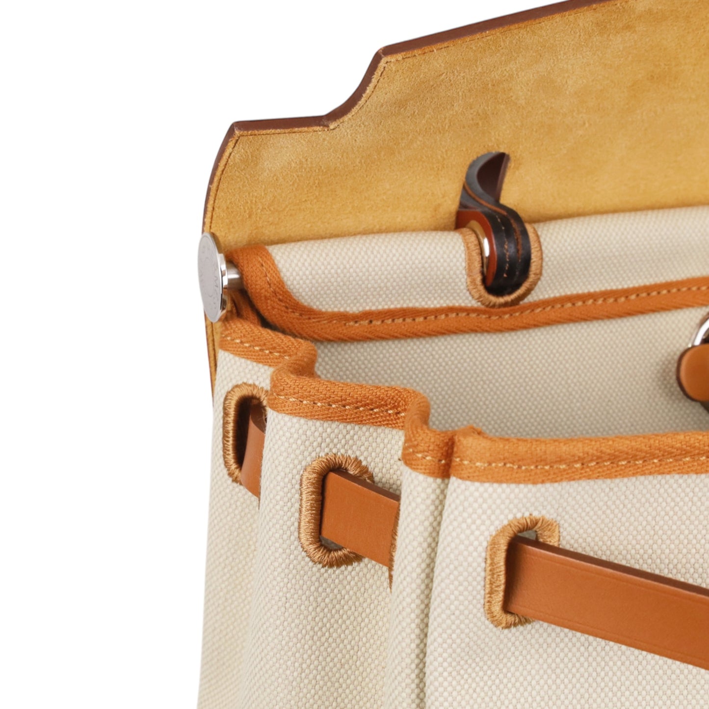 Ale Bag Zip 31PM LeTurne Vash Hunter Toile Military Cuybre Natural SS U engraved