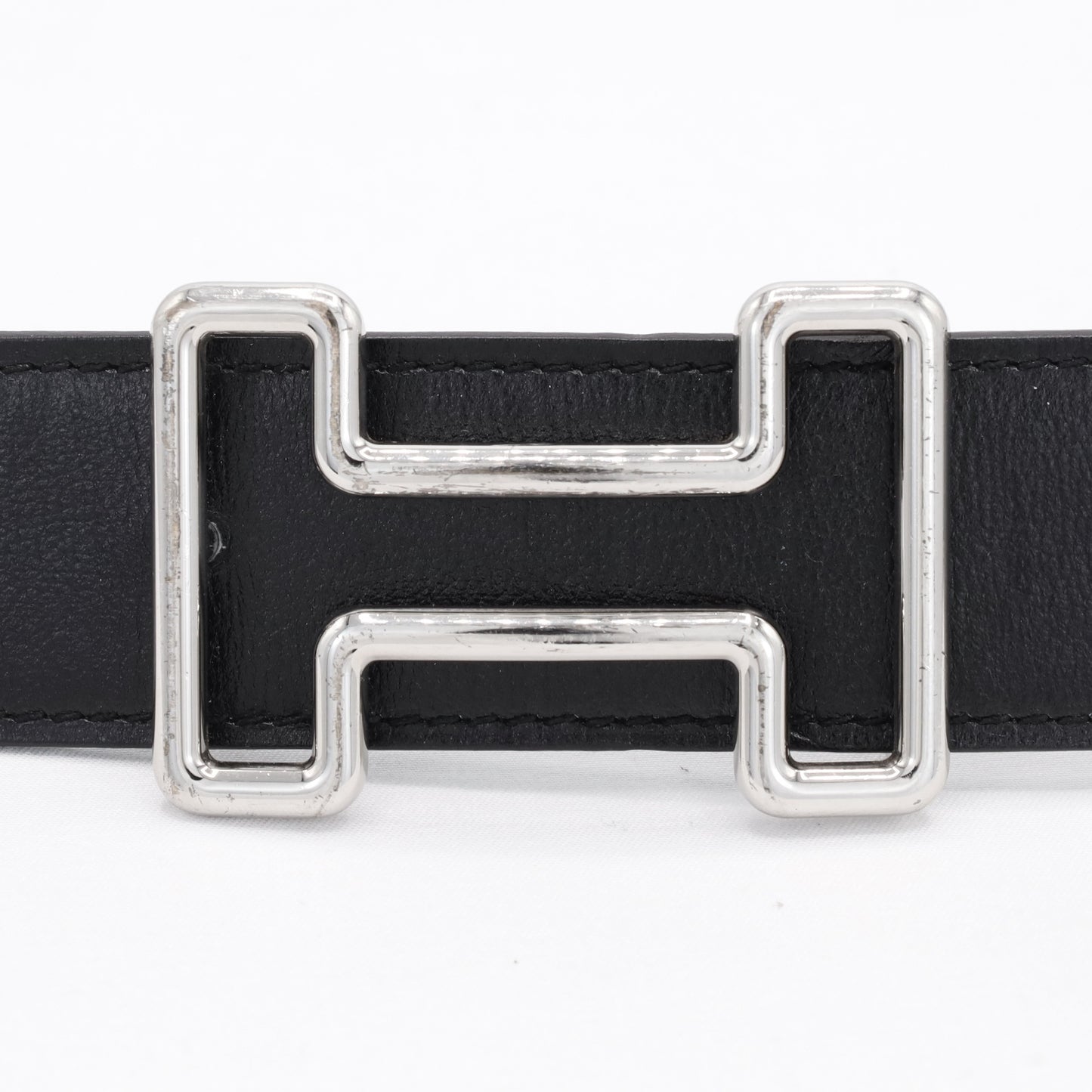 トゥナイト リバーシブルベルト105 ボックスカーフ トゴ ブラック グリムエット SS D刻印