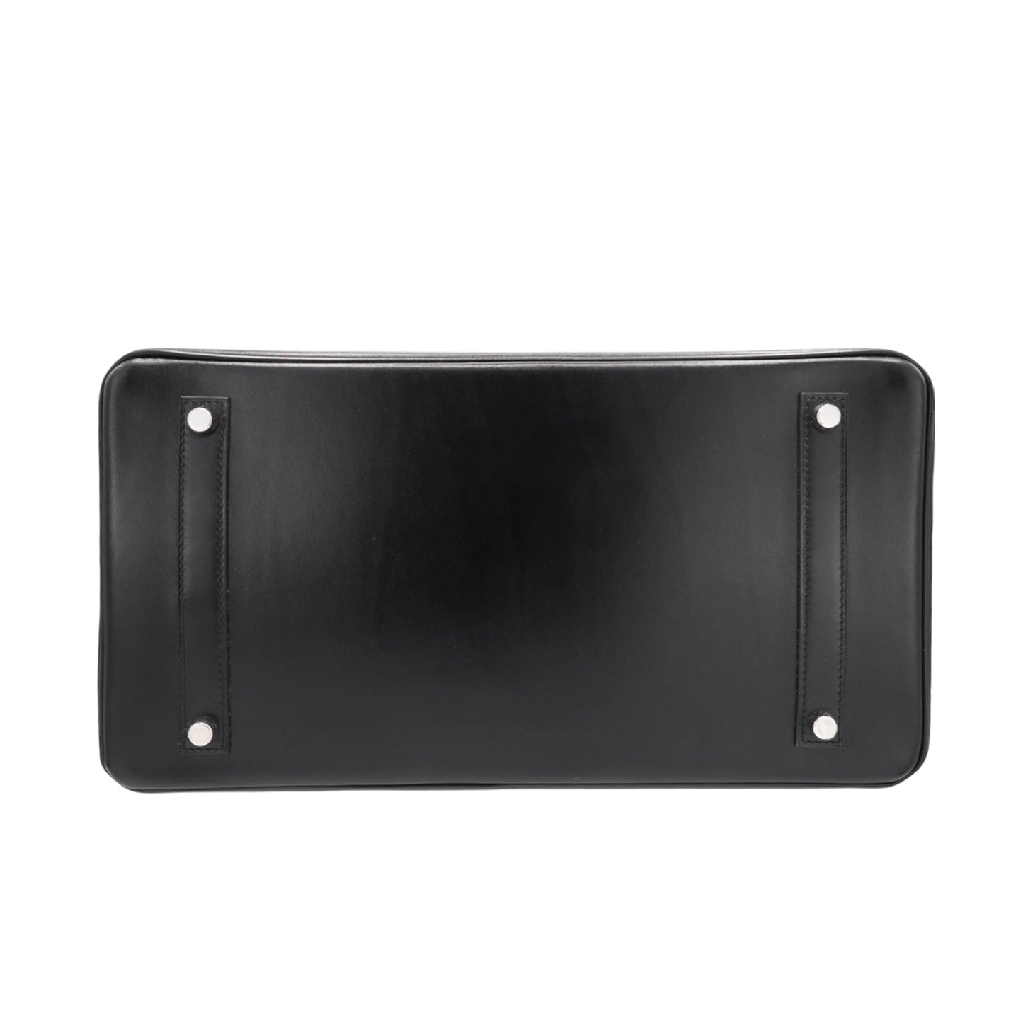 Birkin 35 Box Calf Black Giroche Metal Fittings □R Engraved
