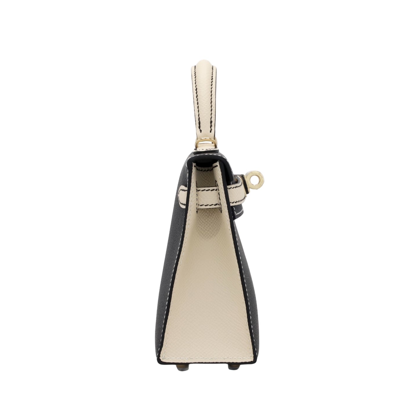 Mini Kelly 2 Personal Order Vaud Epson Black Cre Champagne Gold Hardware W Engraved