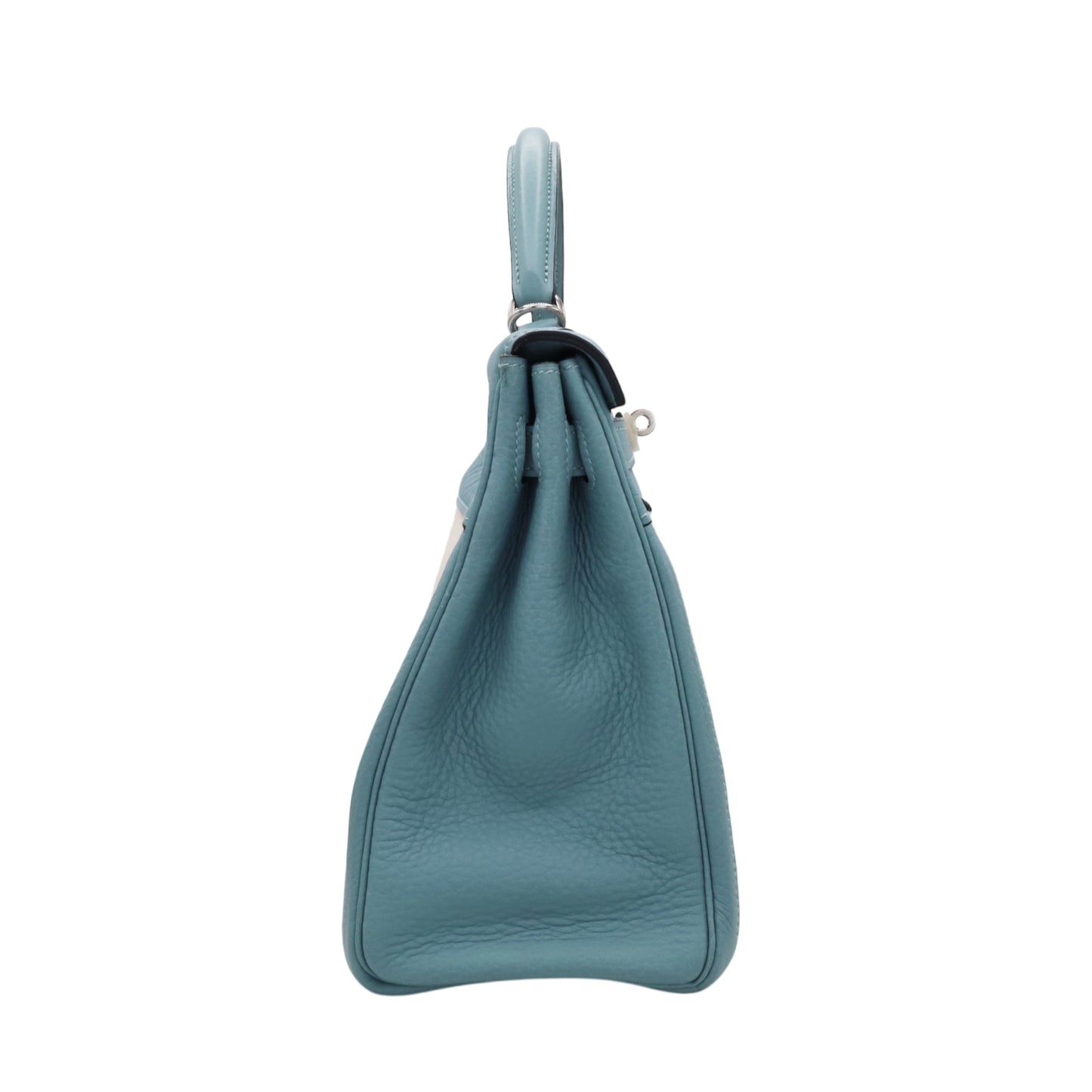 Kelly 32 Toile Ash Togo Ciel SS □M engraved