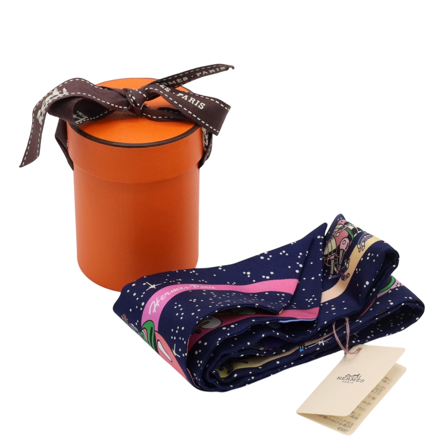 ツイリー スペース・ダービー シルク ネイビー