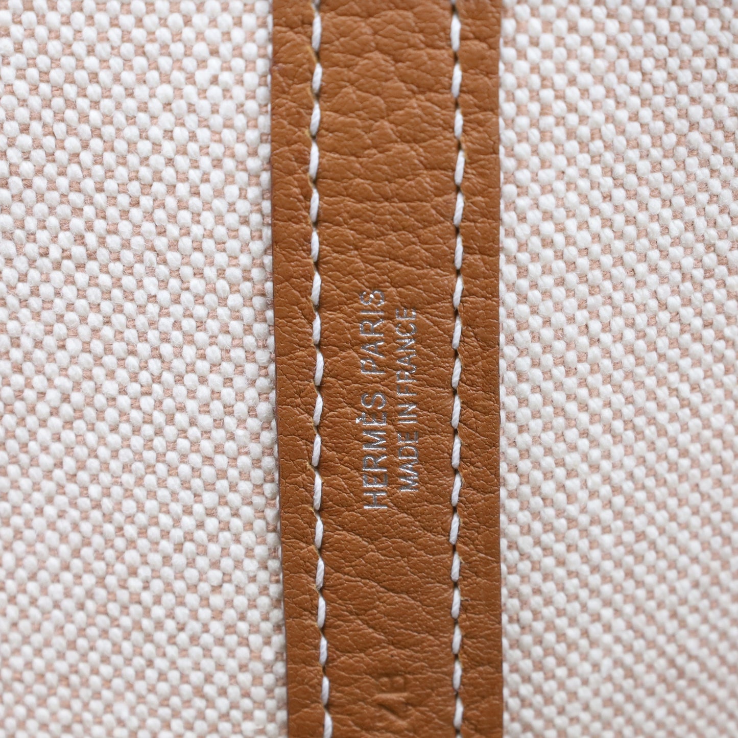 Garden Party TGM Toile Ash Negonda Capucine Ecru Beige Gold SS B engraved