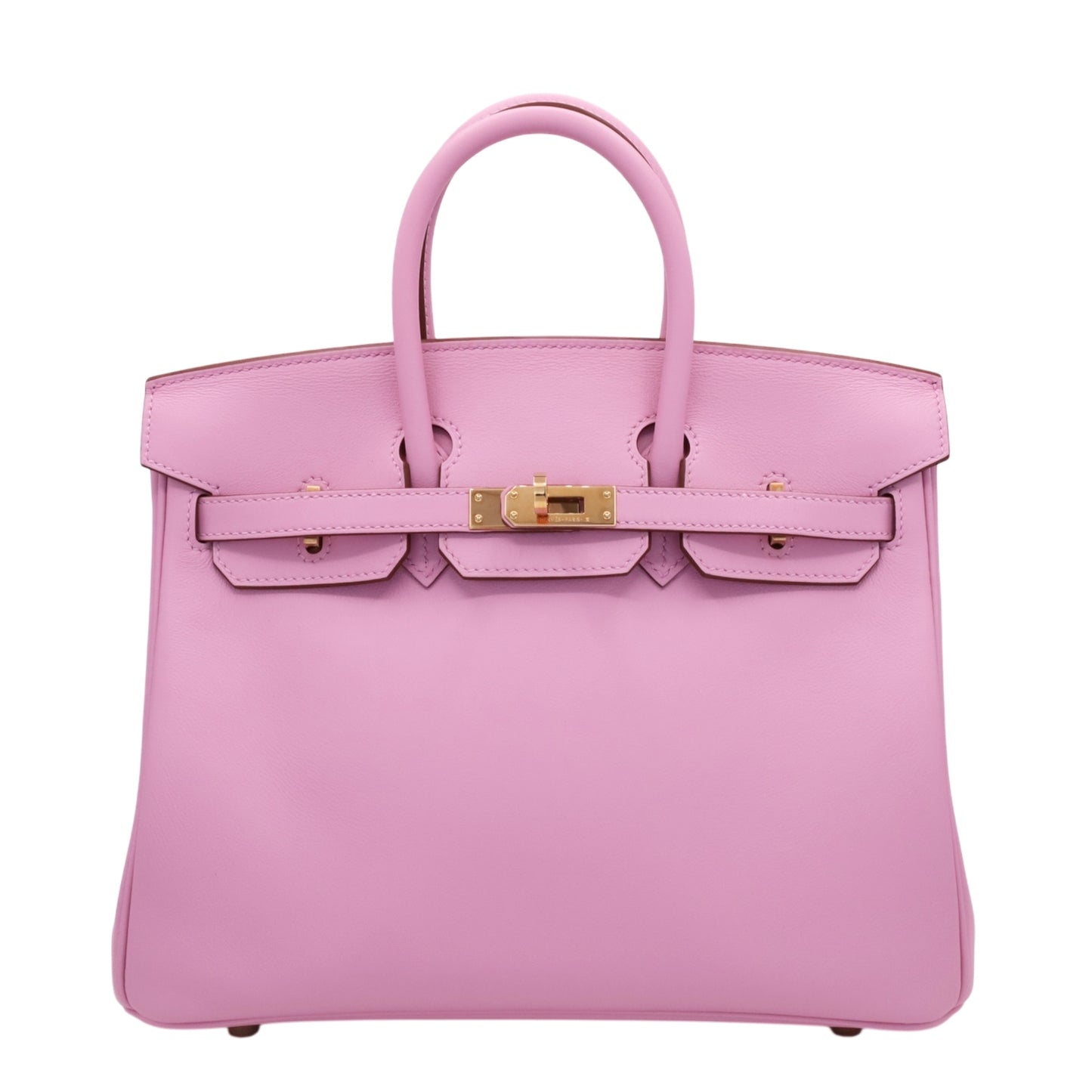 Birkin 25 Voor Swift Mauve Silvestle PG B engraved