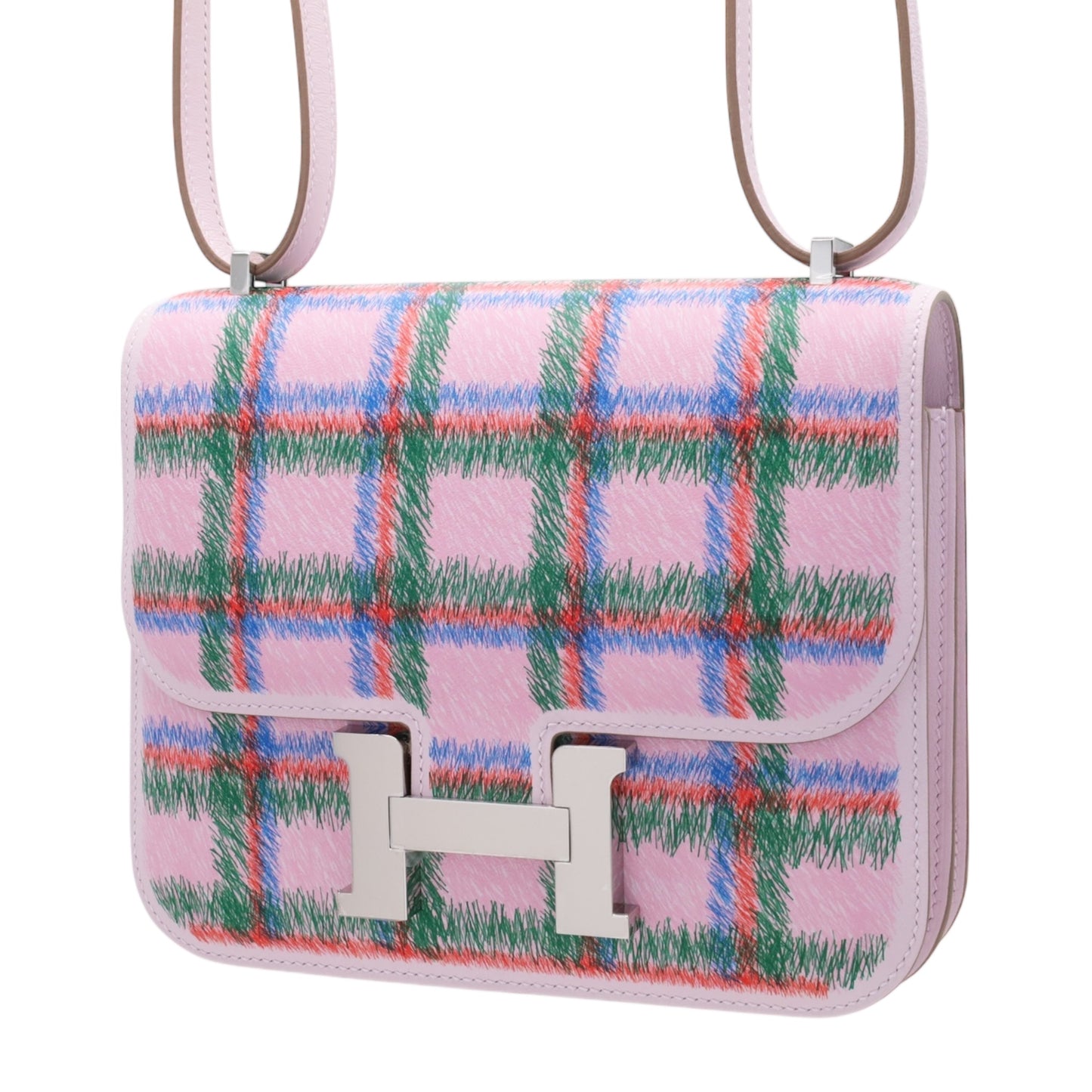 コンスタンスミニ　タータン　ヴォースイフト　モーヴペール　SS　K刻印