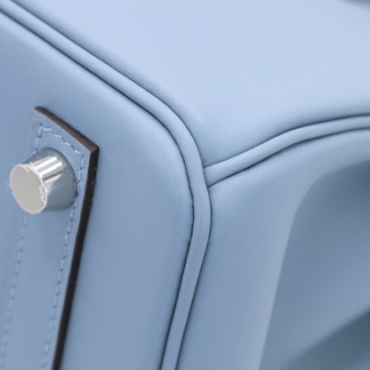 バーキン25　ヴォースイフト　ブルーラン　SS　W刻印