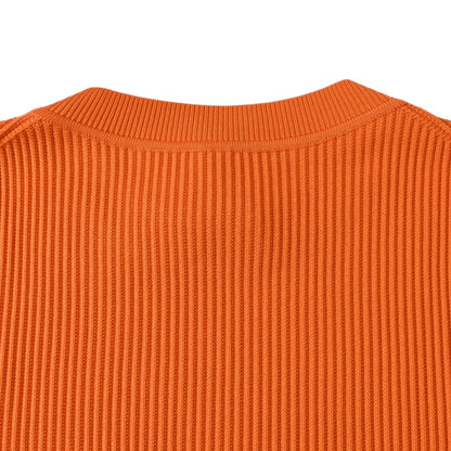 Half Sleep Tops Rayon Orange 38