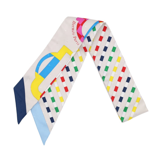 ツイリー　プリュムティ　モダンなバックル　シルク　クレ