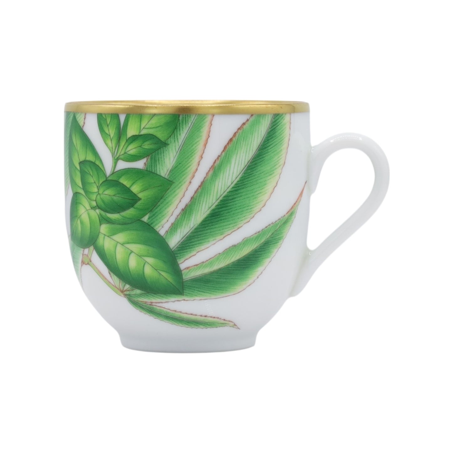 パシフェリア　コーヒーカップ＆ソーサー　ペア　グリーン