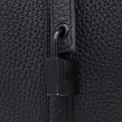 Picotan Rock PM Monochrome Taurillon Clemence So Black ZStamp