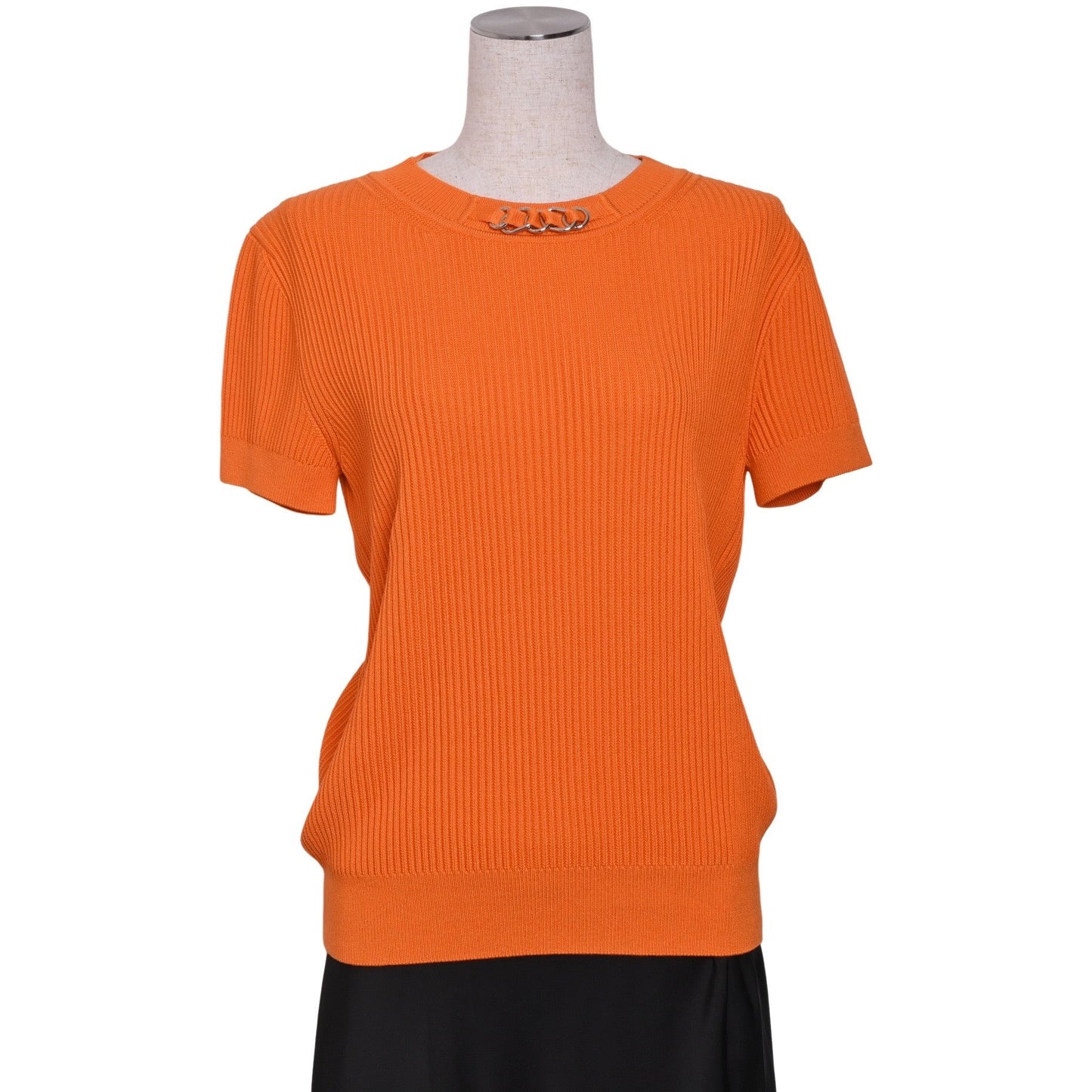Half Sleep Tops Rayon Orange 38