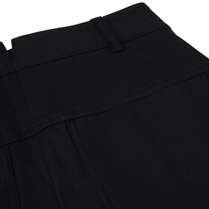 ショートパンツ　コットン　ブラック　34