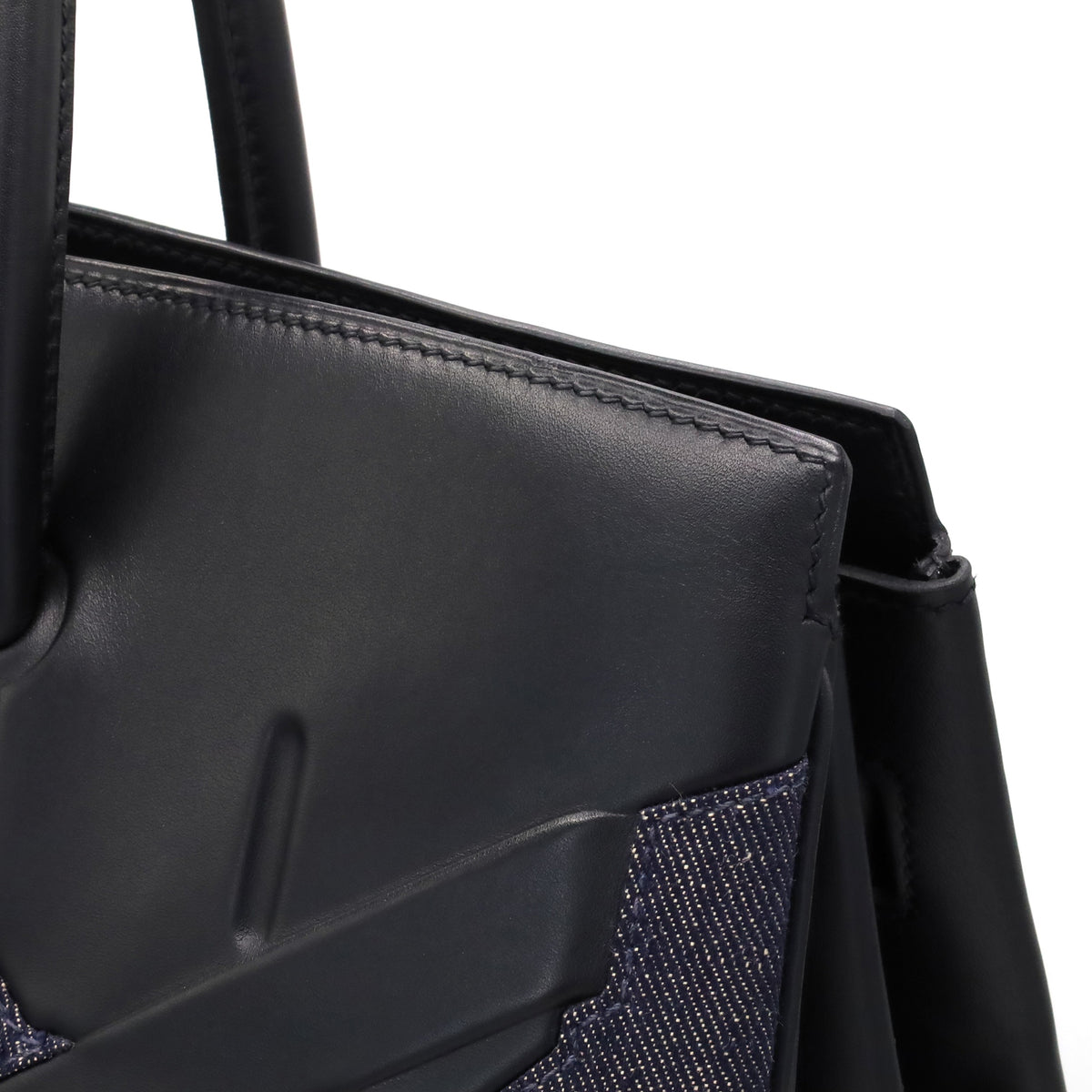 Shadow Birkin 35VeauBarenia Denim Black SS □NStamp