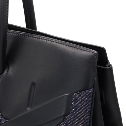 Shadow Birkin 35VeauBarenia Denim Black SS □NStamp