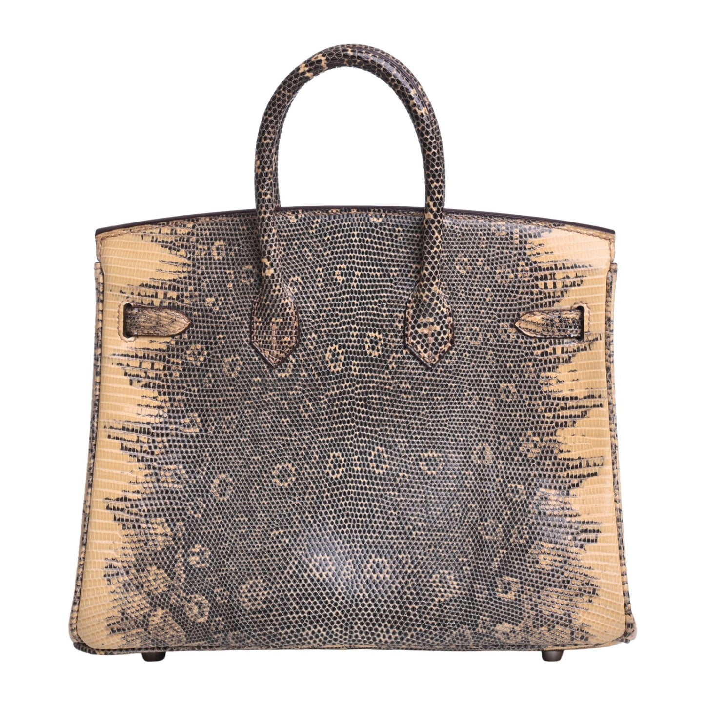 バーキン25　リザードナチュラ　デザート　SS　□N刻印