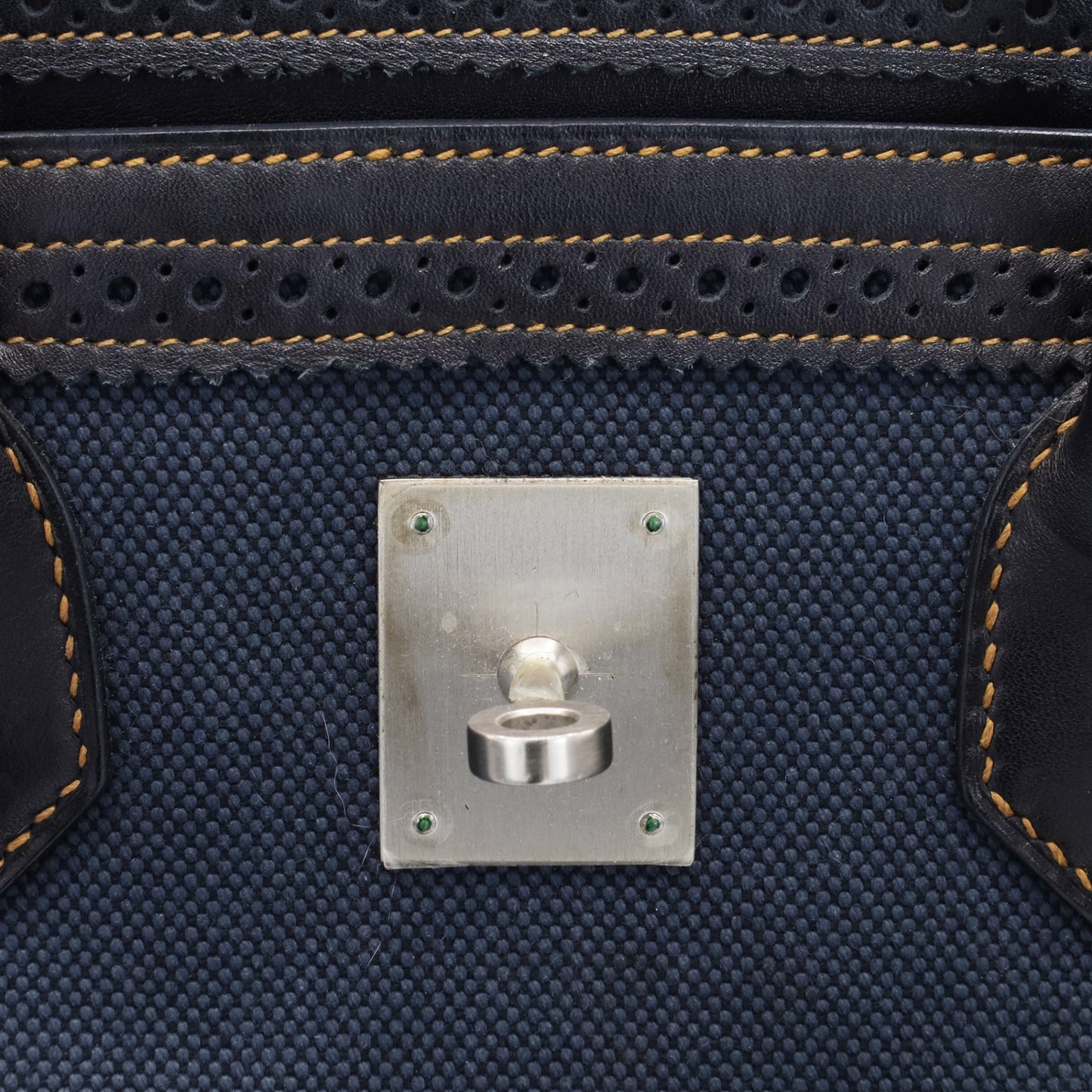 Birkin 35 Gillies Denim Fonce Blue Black SS □PStamp