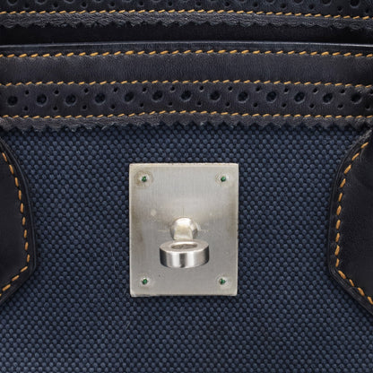 Birkin 35 Gillies Denim Fonce Blue Black SS □PStamp