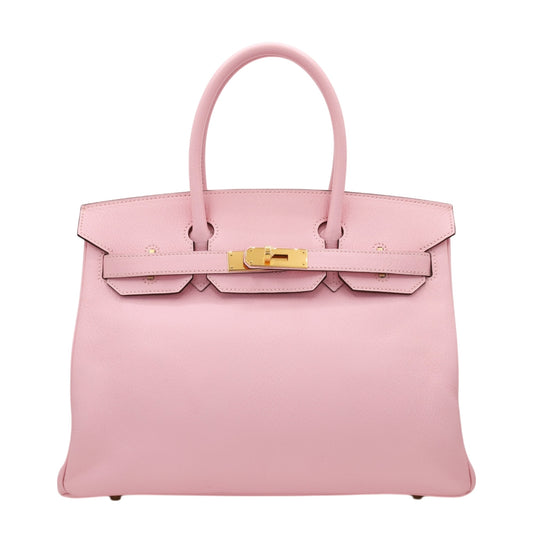 バーキン30　シェーブル　ローズサクラ　GP　X刻印