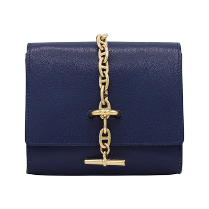 シェーヌダンクル　コンパクトウォレット　シェーブルシャムキラ　ブルーサフィール　GP　B刻印