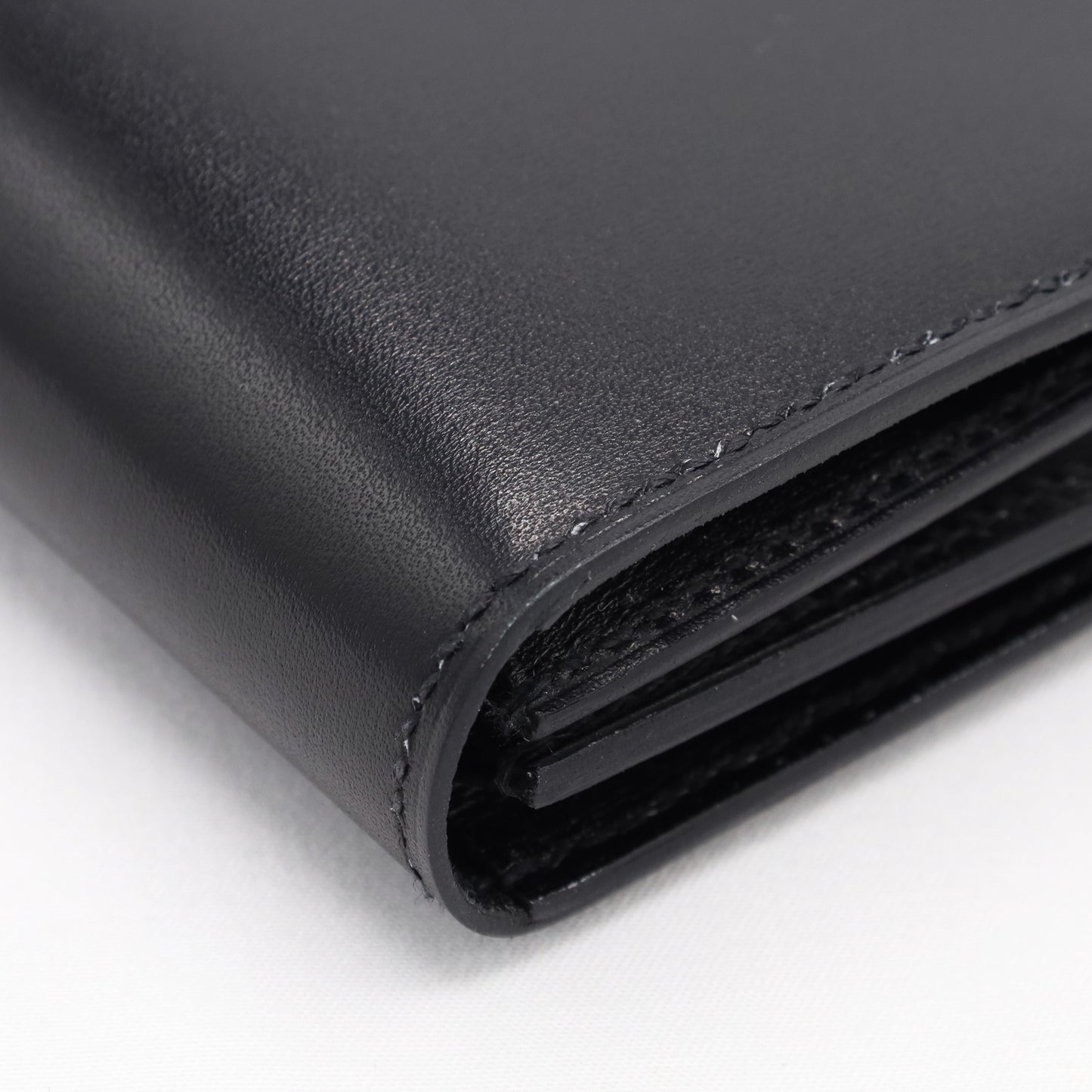 ベアン　カードケース　ボックスカーフ　ソーブラック　B刻印