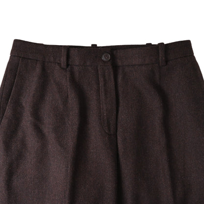 セットアップ　ウール混　ブラウン　40