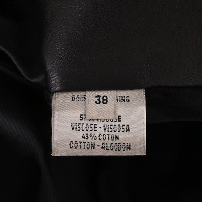 ベルテッドコート　ラム　ブラック　38