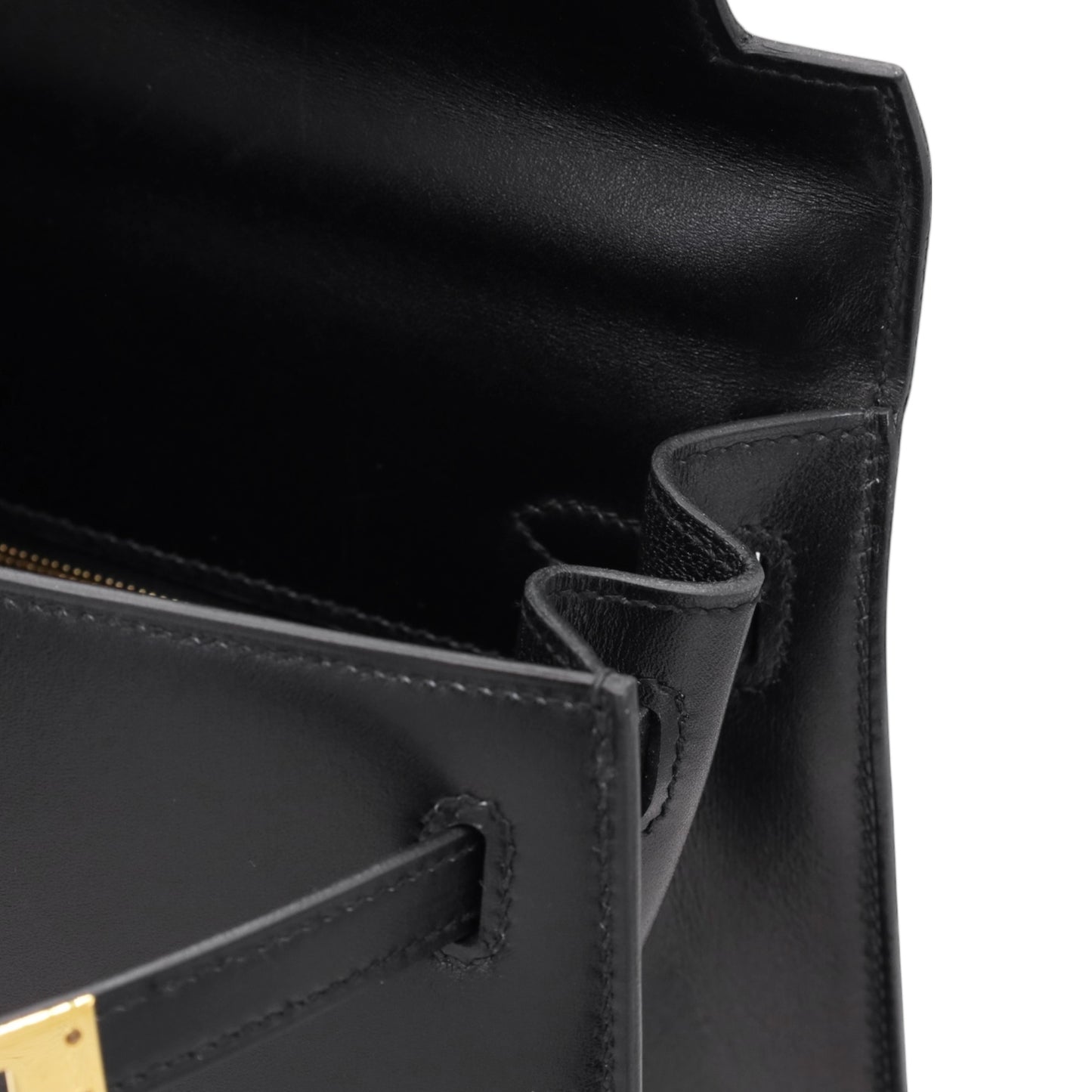 ケリー25　ボックスカーフ　ブラック　GP　W刻印