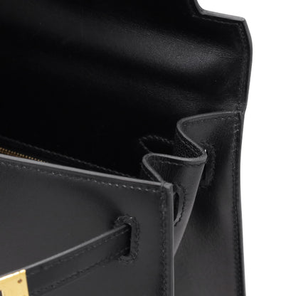 ケリー25　ボックスカーフ　ブラック　GP　W刻印