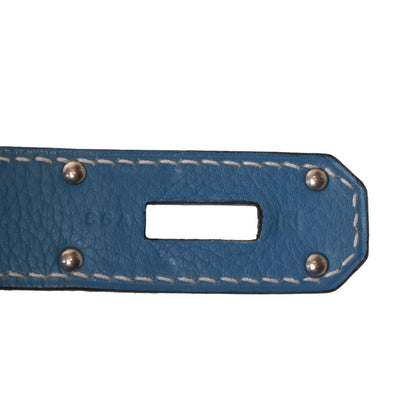 Shoulder Birkin Torillon Clemence Denim Blue Jean SS □K engraved