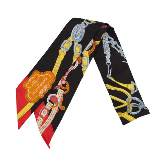 ツイリー　ブリッド・ドゥ・ガラアップケピケ　シルク　ブラック