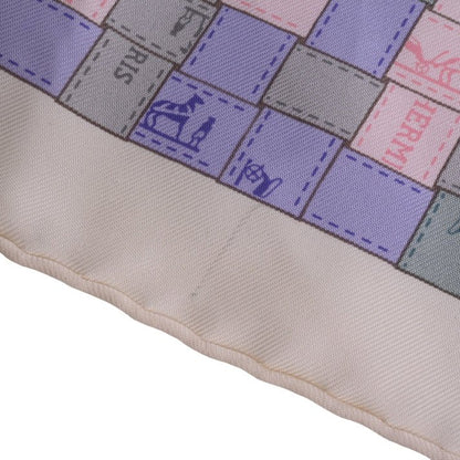 カレ90　BOLDUC AU CARRE　シルク　ホワイト