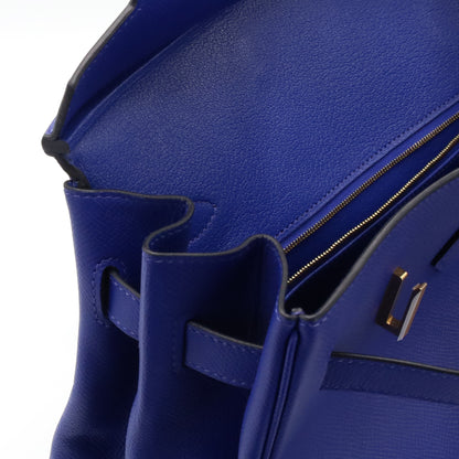 Birkin 35VeauEpsomBlue Royale GP CStamp