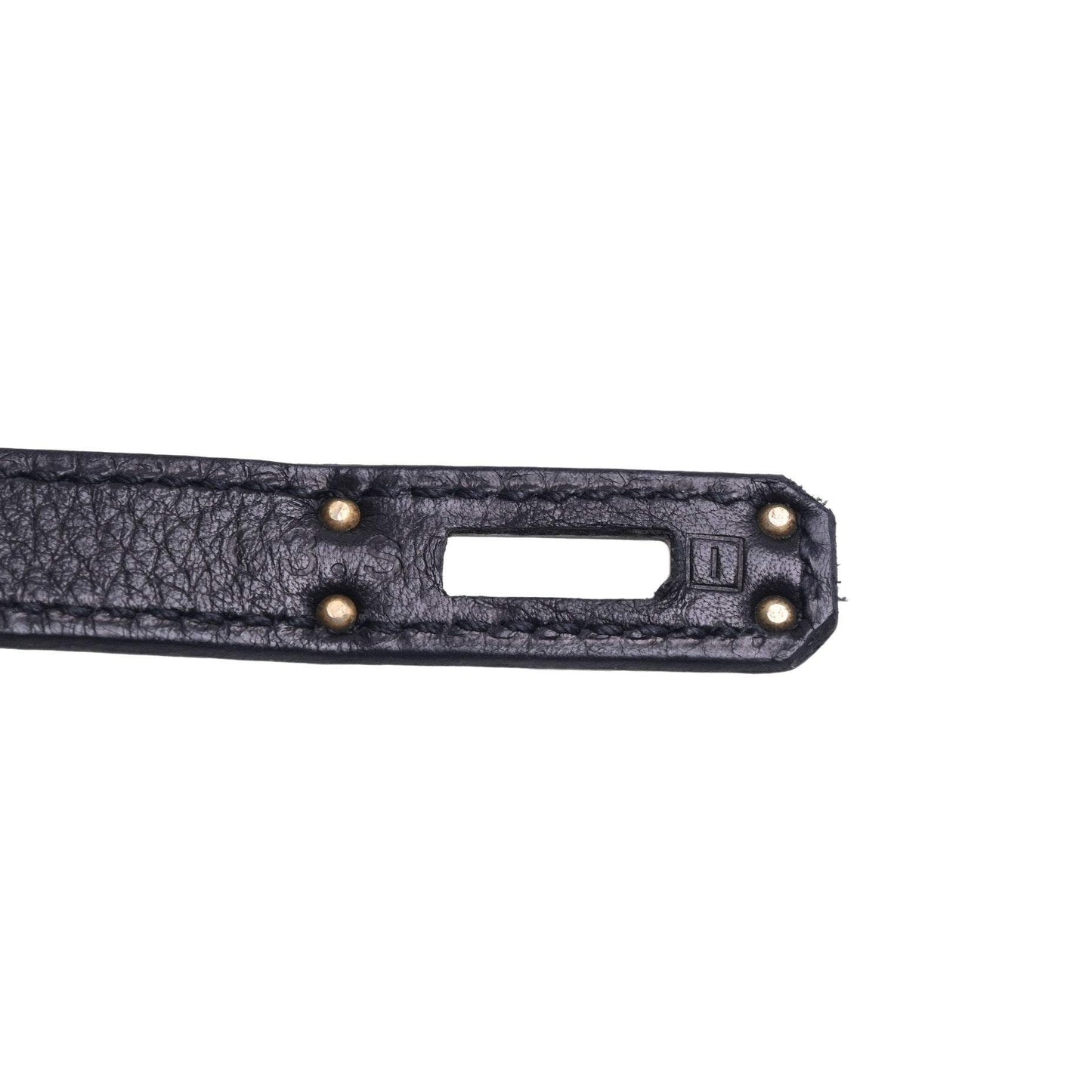 Pochette Kelly Evergrain Black SS □I engraved