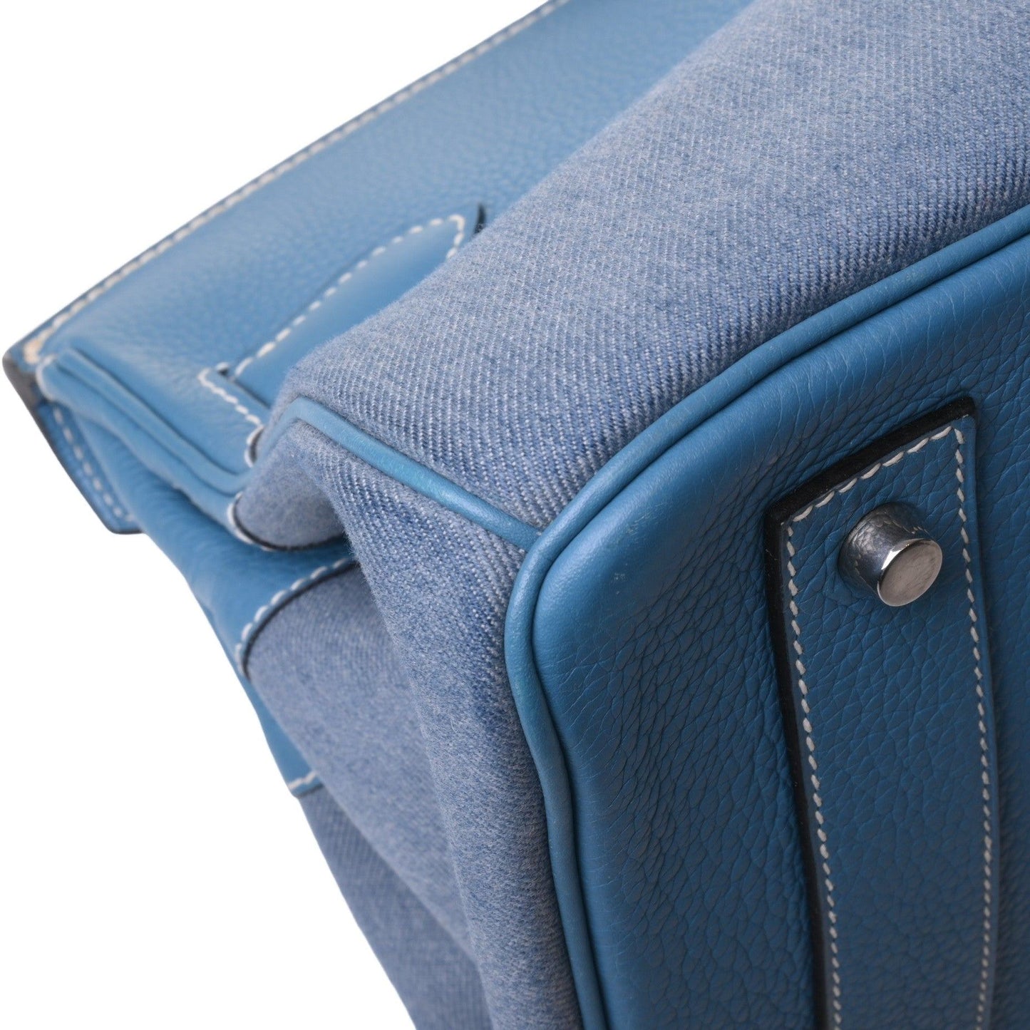 Shoulder Birkin Torillon Clemence Denim Blue Jean SS □K engraved