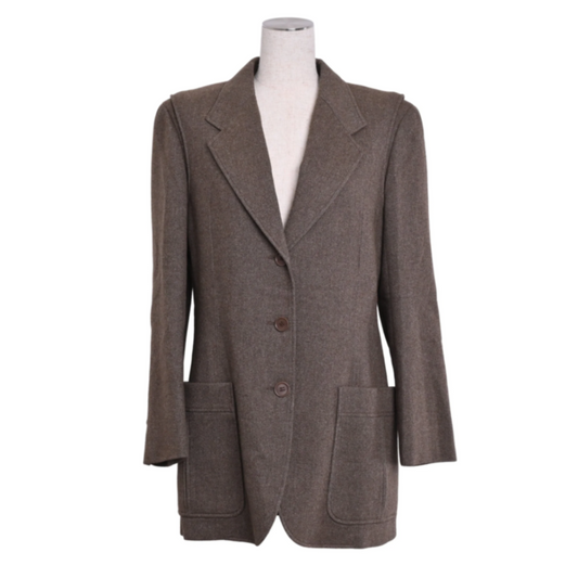 Tailored jacket, cashmere, charcoal, 40