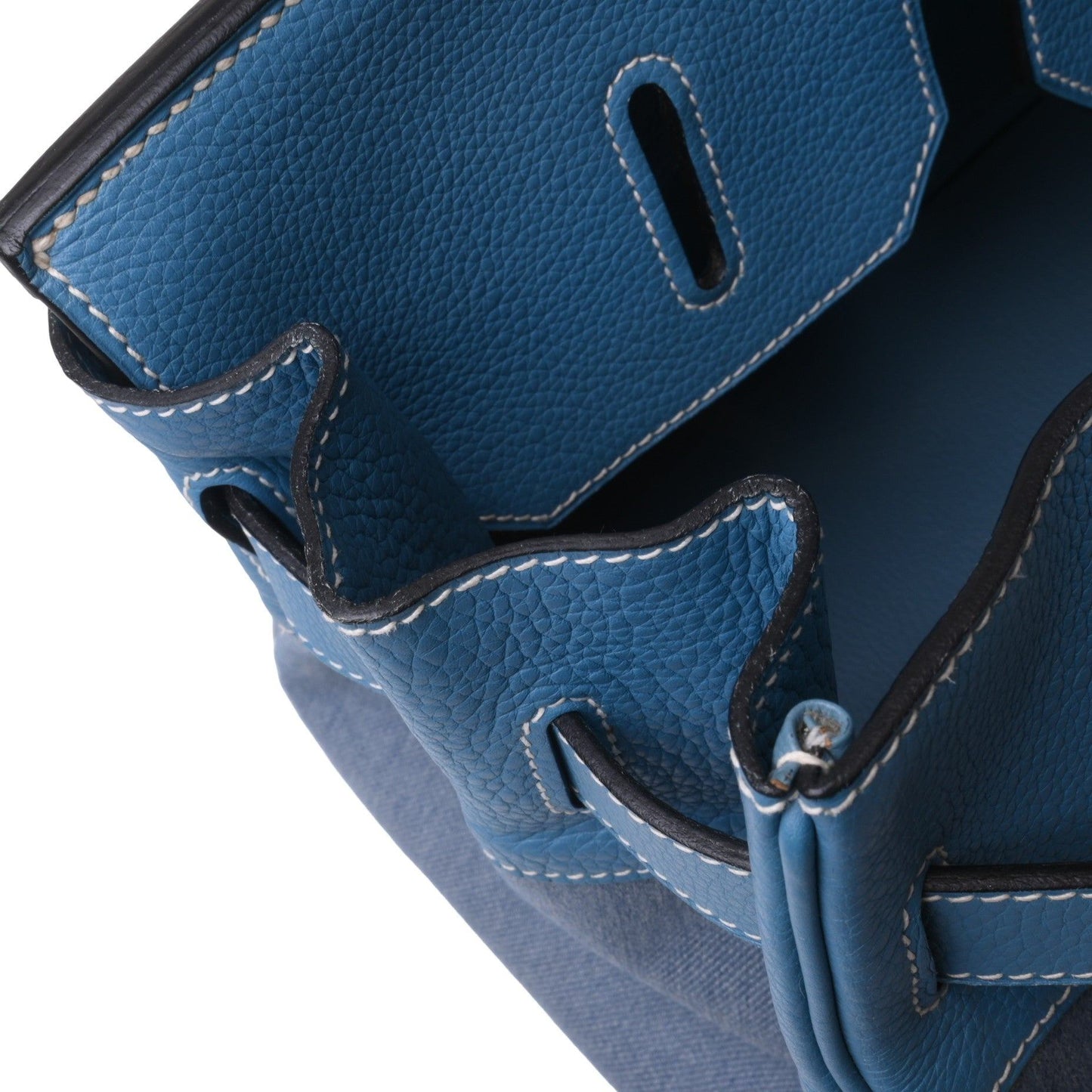 Shoulder Birkin Torillon Clemence Denim Blue Jean SS □K engraved